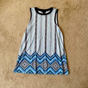 Sleeveless long tunic top